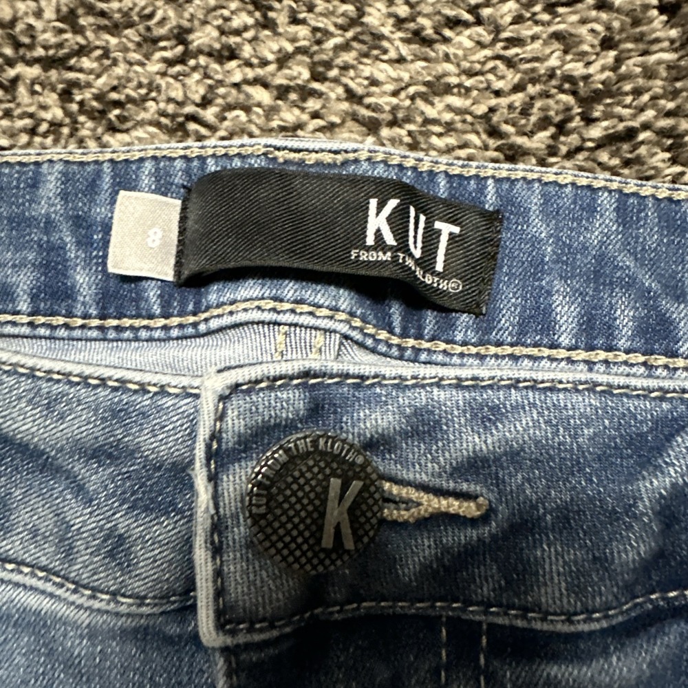Kut from the Kloth Light Wash Ankle Jeans - Picture 2 of 6